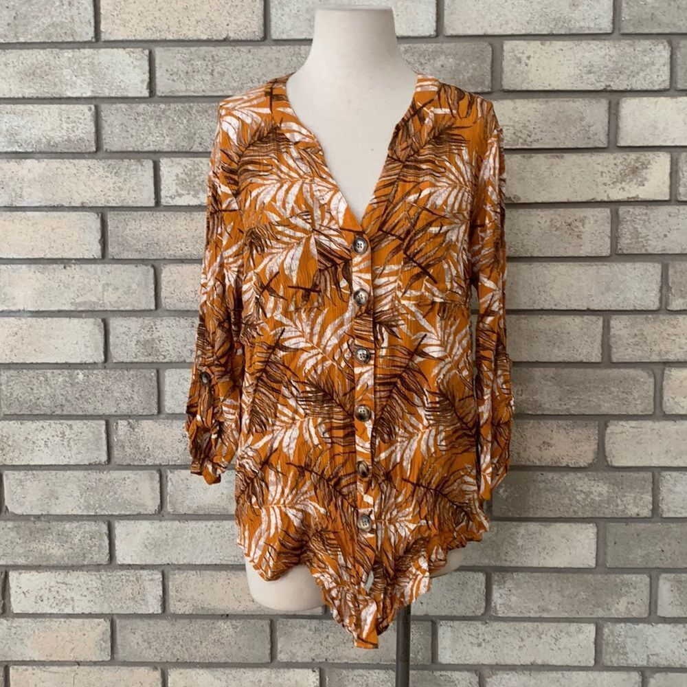 3for$20 button front blouse large
